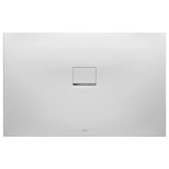 Villeroy & Boch Squaro Infinity Quaryl Shower Tray 1200 X 900 - Stone White
