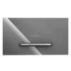 Villeroy & Boch Villeroy And Boch ViConnect Glass Glossy Grey Dual Flush Plate -Villeroy & Boch 922160ra d1