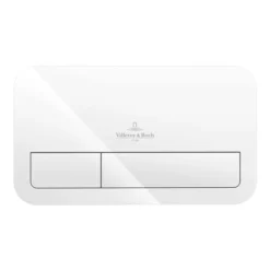 Villeroy & Boch Villeroy And Boch ViConnect White Dual Flush Plate -Villeroy & Boch 92249068 d1