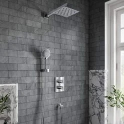 Villeroy & Boch 13 Villeroy & Boch Complete Concealed Shower Set Square Chrome