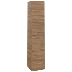 Villeroy & Boch Villeroy And Boch Avento Oak Kansas Wall Hung Tall Cabinet