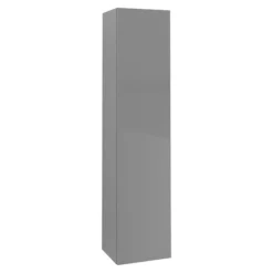 Villeroy & Boch Villeroy And Boch V-Line Glossy Grey Wall Hung Tall Cabinet
