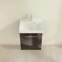 Villeroy & Boch Villeroy And Boch Avento Crystal Black 450mm Wall Hung 1-Door Vanity Unit 11 Villeroy & Boch Villeroy And Boch Avento Crystal Black 450mm Wall Hung 1-Door Vanity Unit -Villeroy & Boch save15b301 d3