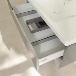 Villeroy & Boch Villeroy And Boch Subway 2.0 Glossy Grey 1000mm Wall Hung 2-Drawer Vanity Unit -Villeroy & Boch sb2gg1000 d3