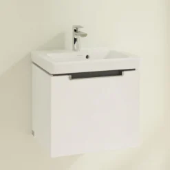 Villeroy & Boch Villeroy And Boch Subway 2.0 Glossy White 500mm Wall Hung 1-Drawer Vanity Unit 10 Villeroy & Boch Villeroy And Boch Subway 2.0 Glossy White 500mm Wall Hung 1-Drawer Vanity Unit -Villeroy & Boch sbgw500 d1