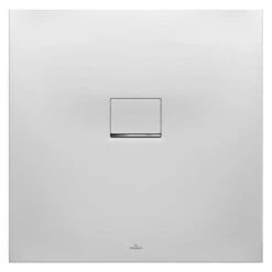 Villeroy & Boch Squaro Infinity Quaryl Shower Tray 900 X 900 - Stone White