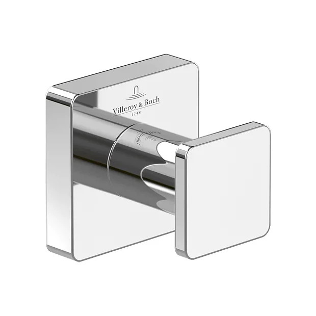 Villeroy & Boch Villeroy And Boch Elements Striking Robe Hook - Chrome 3 Villeroy & Boch Villeroy And Boch Elements Striking Robe Hook - Chrome