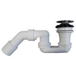 Villeroy & Boch Villeroy And Boch Click Clack Bath Waste And Trap - Chrome