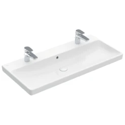 Villeroy & Boch Avento Arizona Oak 1000mm Wall Hung Vanity Unit & 2 Tap Hole Basin -Villeroy & Boch villeroy boch avento arizona oak 1000mm wall hung vanity unit 2 tap hole basin p66295 285834 image
