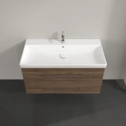 Villeroy & Boch Avento Arizona Oak 1000mm Wall Hung Vanity Unit & Basin -Villeroy & Boch villeroy boch avento arizona oak 1000mm wall hung vanity unit basin p66289 285838 image