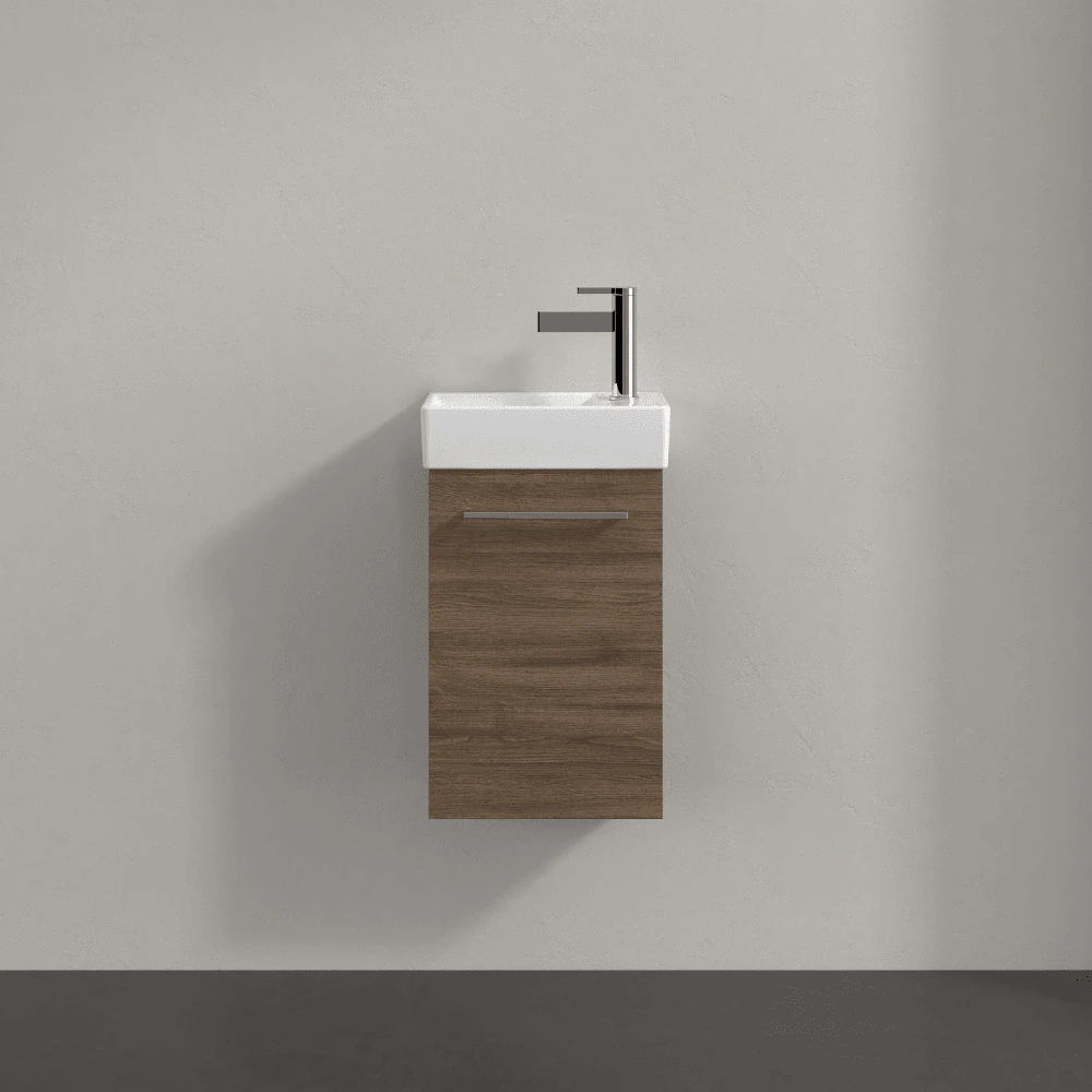 Villeroy & Boch Avento Arizona Oak 350mm Wall Hung Vanity Unit & Basin (Tap On Right) 3 Villeroy & Boch Avento Arizona Oak 350mm Wall Hung Vanity Unit & Basin (Tap On Right)