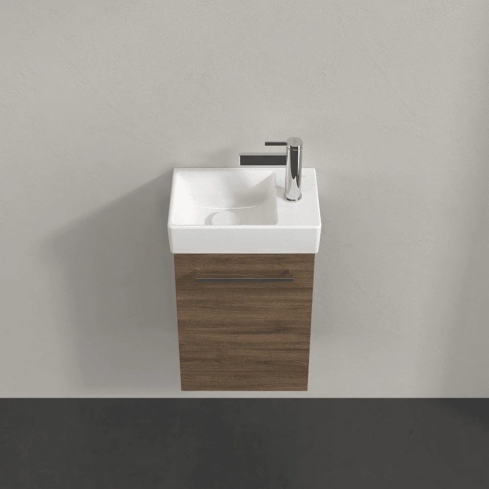 Villeroy & Boch Avento Arizona Oak 350mm Wall Hung Vanity Unit & Basin (Tap On Right) 4 Villeroy & Boch Avento Arizona Oak 350mm Wall Hung Vanity Unit & Basin (Tap On Right) - Image 2