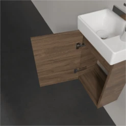 Villeroy & Boch Avento Arizona Oak 350mm Wall Hung Vanity Unit & Basin (Tap On Right) 10 Villeroy & Boch Avento Arizona Oak 350mm Wall Hung Vanity Unit & Basin (Tap On Right) -Villeroy & Boch villeroy boch avento arizona oak 350mm wall hung vanity unit basin tap on right p66061 285415 image