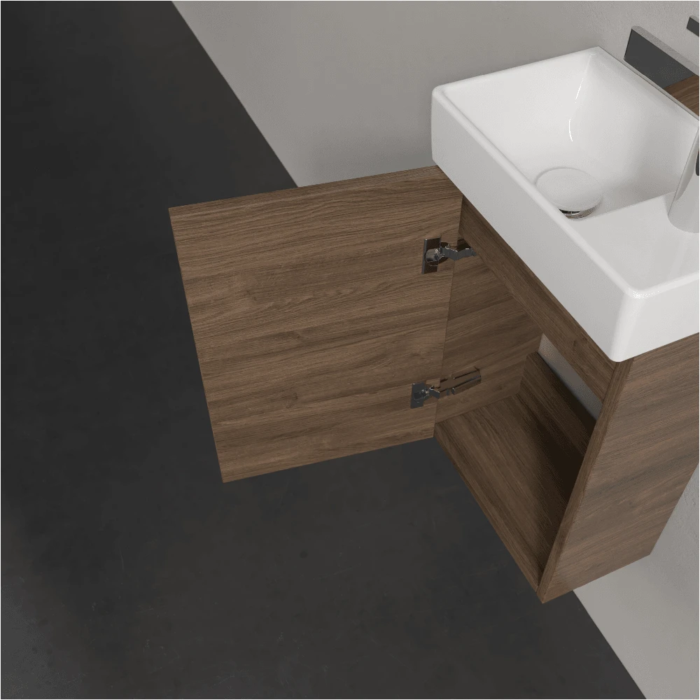 Villeroy & Boch Avento Arizona Oak 350mm Wall Hung Vanity Unit & Basin (Tap On Right) 5 Villeroy & Boch Avento Arizona Oak 350mm Wall Hung Vanity Unit & Basin (Tap On Right) - Image 3