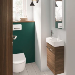 Villeroy & Boch Avento Arizona Oak 350mm Wall Hung Vanity Unit & Basin (Tap On Right) 11 Villeroy & Boch Avento Arizona Oak 350mm Wall Hung Vanity Unit & Basin (Tap On Right) -Villeroy & Boch villeroy boch avento arizona oak 350mm wall hung vanity unit basin tap on right p66061 285416 image