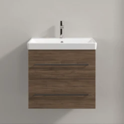Villeroy & Boch -Villeroy & Boch villeroy boch avento arizona oak 600mm wall hung vanity unit basin p66234 285760 image