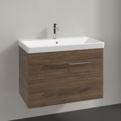 Villeroy & Boch Avento Arizona Oak 800mm Wall Hung Vanity Unit & Basin