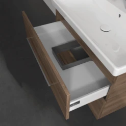 Villeroy & Boch Avento Arizona Oak 800mm Wall Hung Vanity Unit & Basin -Villeroy & Boch villeroy boch avento arizona oak 800mm wall hung vanity unit basin p66283 285726 image