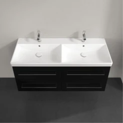 Villeroy & Boch Avento Crystal Black 1200mm Wall Hung Vanity Unit & Double Basin 13 Villeroy & Boch Avento Crystal Black 1200mm Wall Hung Vanity Unit & Double Basin -Villeroy & Boch villeroy boch avento crystal black 1200mm wall hung vanity unit double basin p66297 285854 image