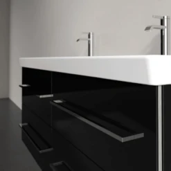 Villeroy & Boch Avento Crystal Black 1200mm Wall Hung Vanity Unit & Double Basin 14 Villeroy & Boch Avento Crystal Black 1200mm Wall Hung Vanity Unit & Double Basin -Villeroy & Boch villeroy boch avento crystal black 1200mm wall hung vanity unit double basin p66297 285855 image