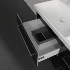 Villeroy & Boch Avento Crystal Black 1200mm Wall Hung Vanity Unit & Double Basin 15 Villeroy & Boch Avento Crystal Black 1200mm Wall Hung Vanity Unit & Double Basin -Villeroy & Boch villeroy boch avento crystal black 1200mm wall hung vanity unit double basin p66297 285856 image