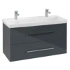 Villeroy & Boch Avento Crystal Grey 1000mm Wall Hung Vanity Unit & 2 Tap Hole Basin 1 Villeroy & Boch Avento Crystal Grey 1000mm Wall Hung Vanity Unit & 2 Tap Hole Basin -Villeroy & Boch villeroy boch avento crystal grey 1000mm wall hung vanity unit 2 tap hole basin p66290 285781 image