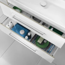 Villeroy & Boch -Villeroy & Boch villeroy boch avento crystal white 1000mm wall hung vanity unit basin p66286 285796 image