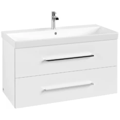 Villeroy & Boch Avento Crystal White 1000mm Wall Hung Vanity Unit & Basin 18 Villeroy & Boch Avento Crystal White 1000mm Wall Hung Vanity Unit & Basin -Villeroy & Boch villeroy boch avento crystal white 1000mm wall hung vanity unit basin p66286 285801 image