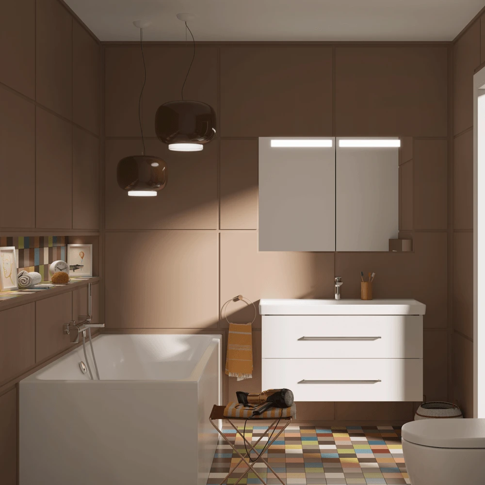 Villeroy & Boch Avento Crystal White 1000mm Wall Hung Vanity Unit & Basin 11 Villeroy & Boch Avento Crystal White 1000mm Wall Hung Vanity Unit & Basin - Image 9