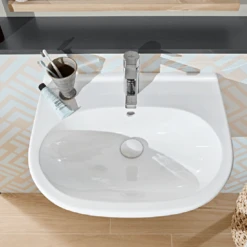 Villeroy & Boch -Villeroy & Boch villeroy boch o novo 600x490 1th white basin semi pedestal p66014 285164 image