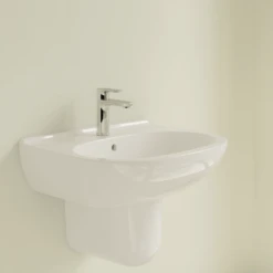 Villeroy & Boch O.novo 600x490 1th White Basin & Semi Pedestal 16 Villeroy & Boch O.novo 600x490 1th White Basin & Semi Pedestal -Villeroy & Boch villeroy boch o novo 600x490 1th white basin semi pedestal p66014 285167 image