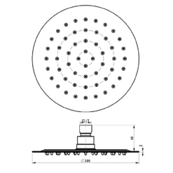 Villeroy & Boch Round Chrome Complete Shower Set -Villeroy & Boch villeroy boch round chrome complete shower set p69580 294638 image