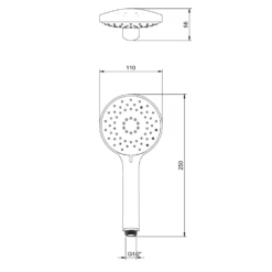 Villeroy & Boch Round Chrome Complete Shower Set -Villeroy & Boch villeroy boch round chrome complete shower set p69580 294640 image
