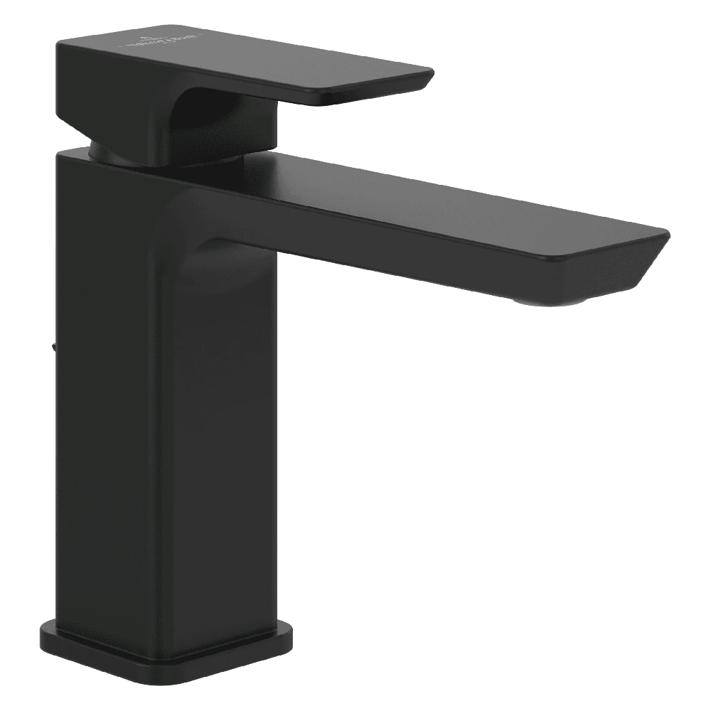 Villeroy & Boch Subway 3.0 Matt Black Single Lever Basin Mixer With Pop-up Waste 3 Villeroy & Boch Subway 3.0 Matt Black Single Lever Basin Mixer With Pop-up Waste